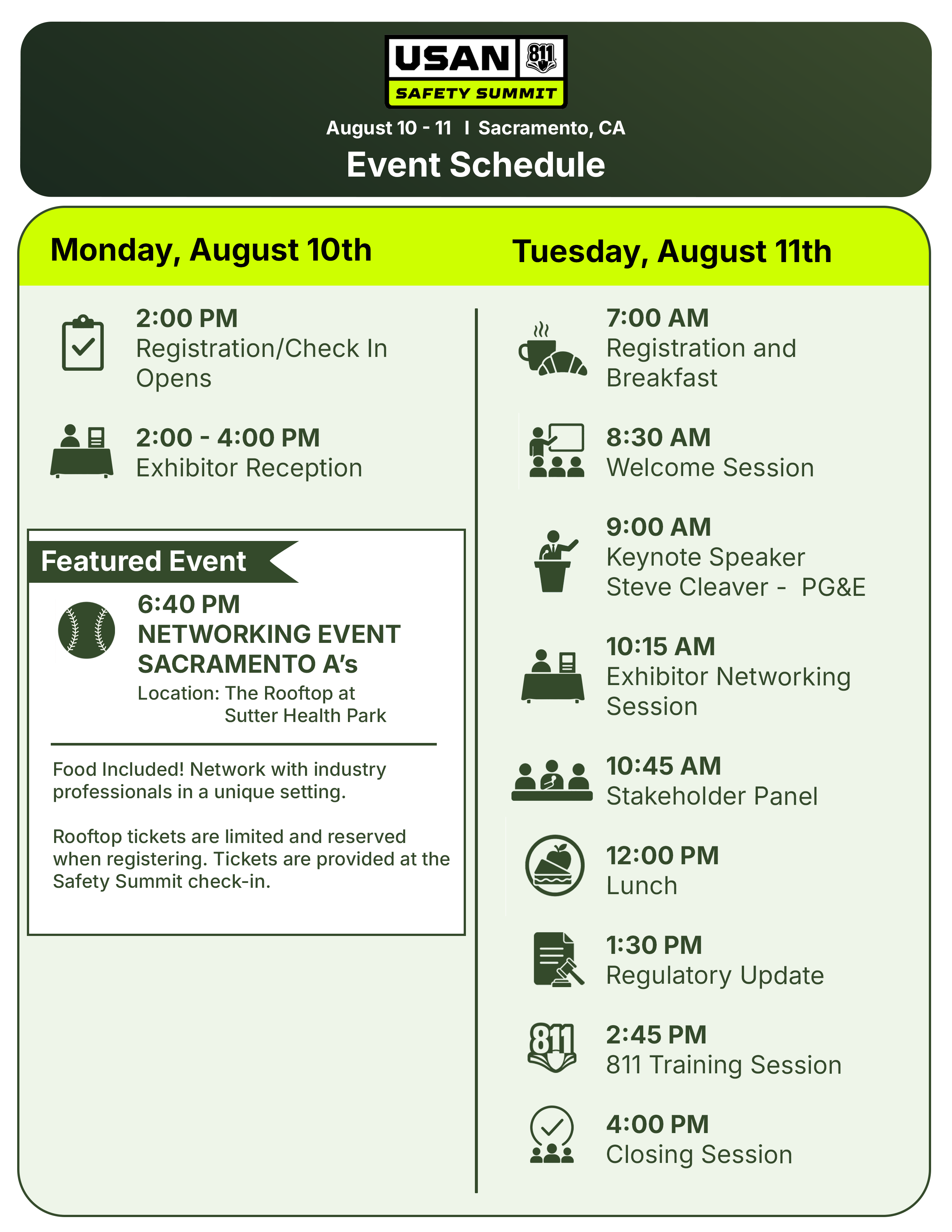 USA North 811 Safety Summit Logo
